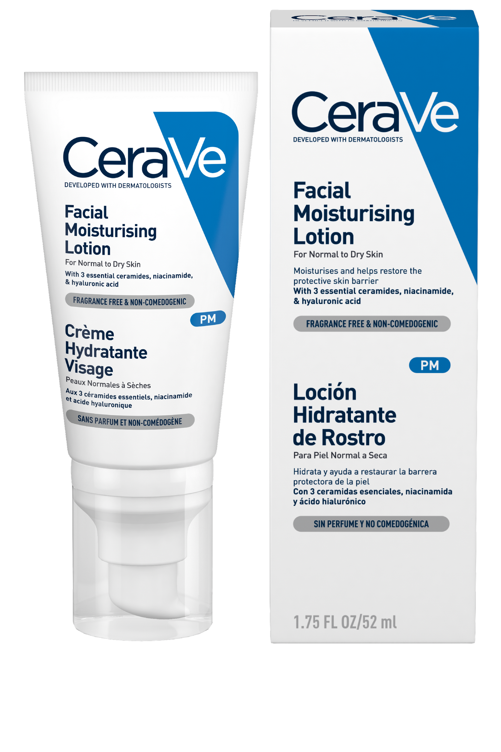 CeraVe PM Facial Moisturising Lotion – 52ml