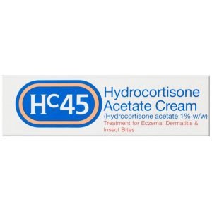 HC45 Hydrocortisone Cream 1% – 15g