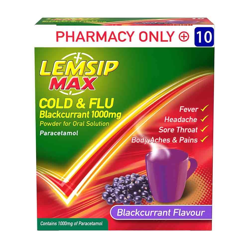 Lemsip Max Blackcurrant 10 Pack