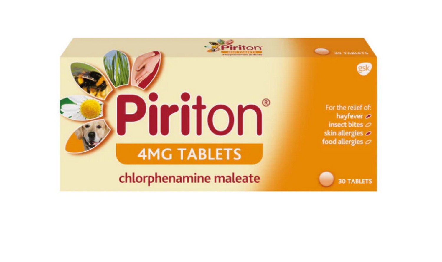Piriton Allergy Tablets 4mg – 30s