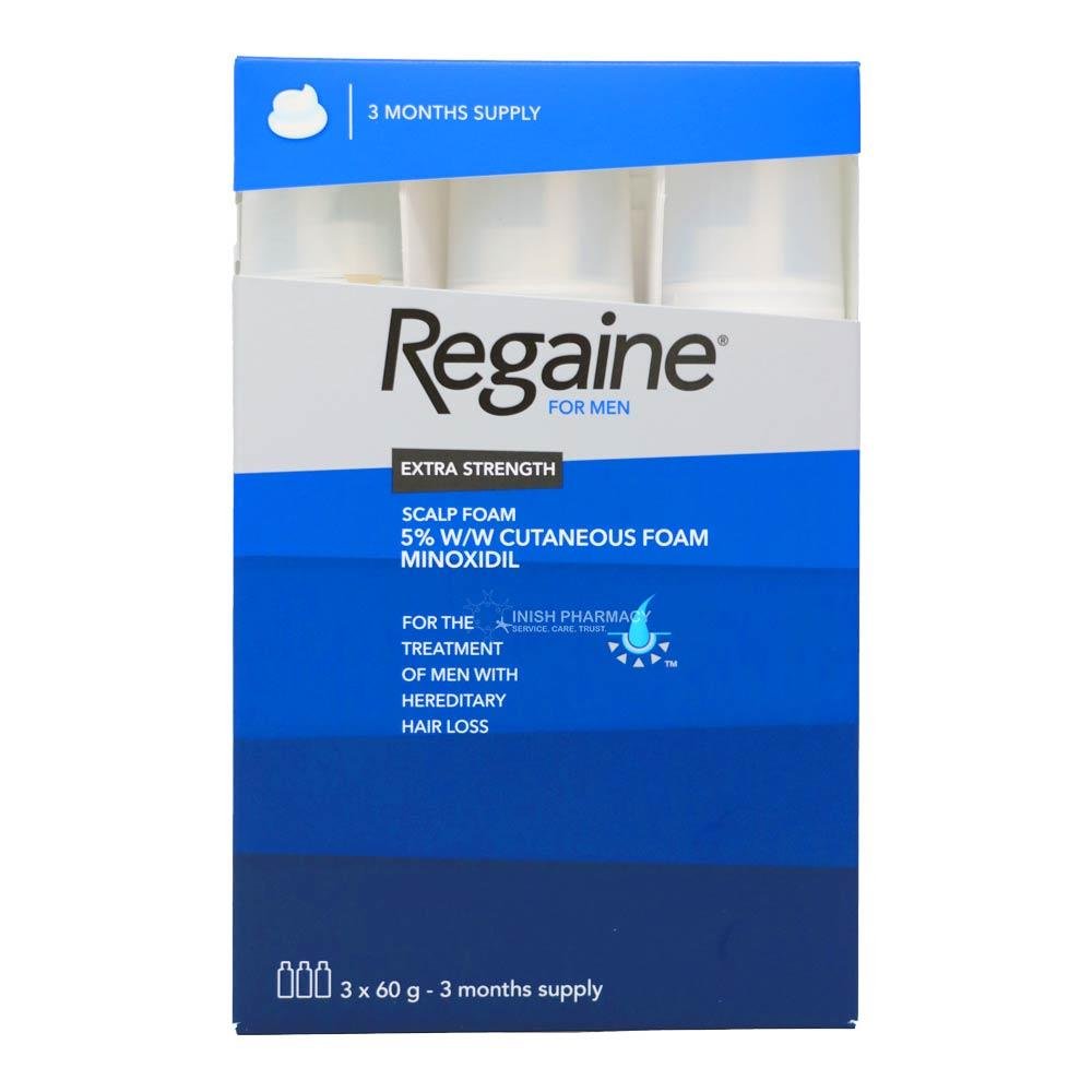 Regaine For Men Extra Strength Foam 3 Month Supply