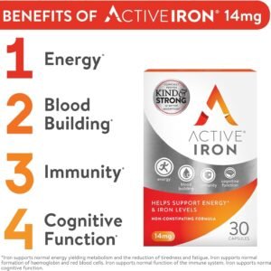 Active Iron Capsules, 30s