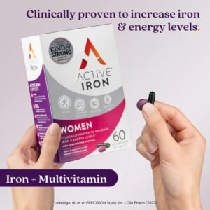 Active Iron for Women, 60 Capsules & Tablets