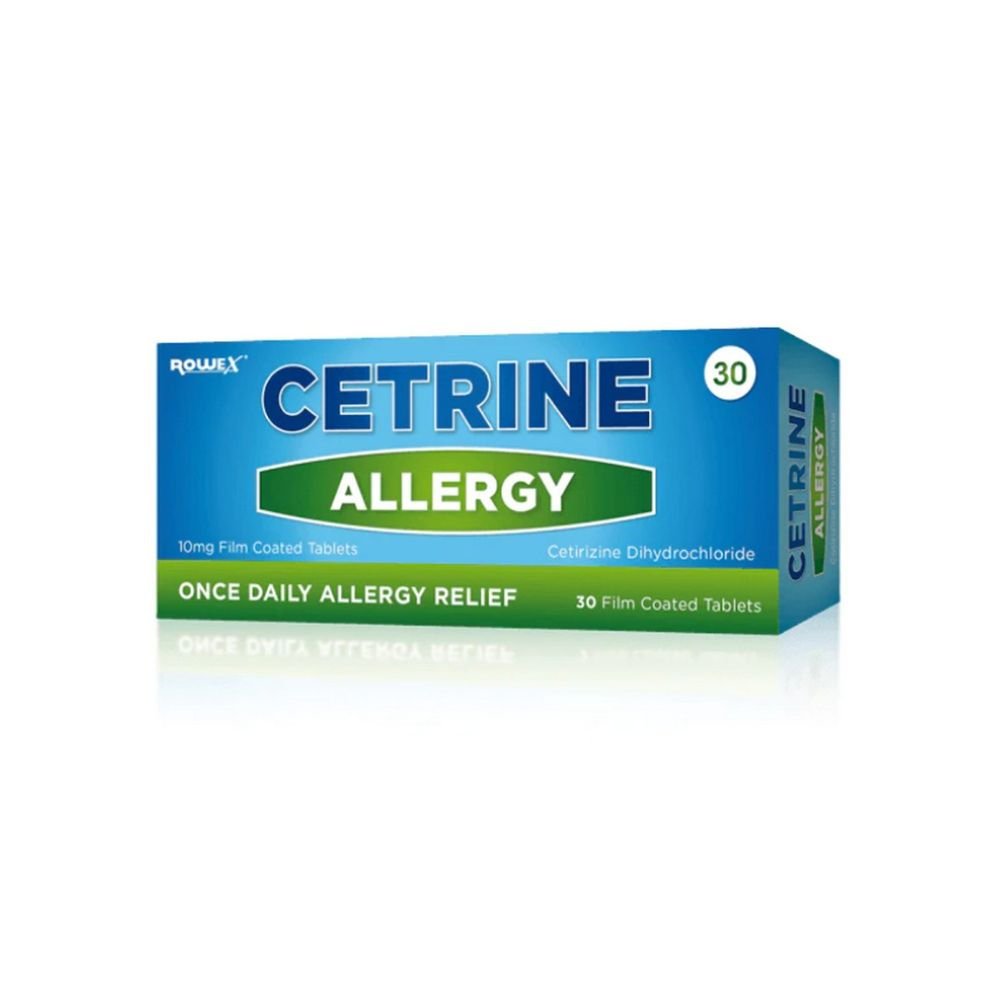 Cetrine Allergy 10mg Tablets – 30s