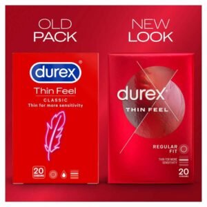 Durex Thin Feel Condoms, 20 Pack