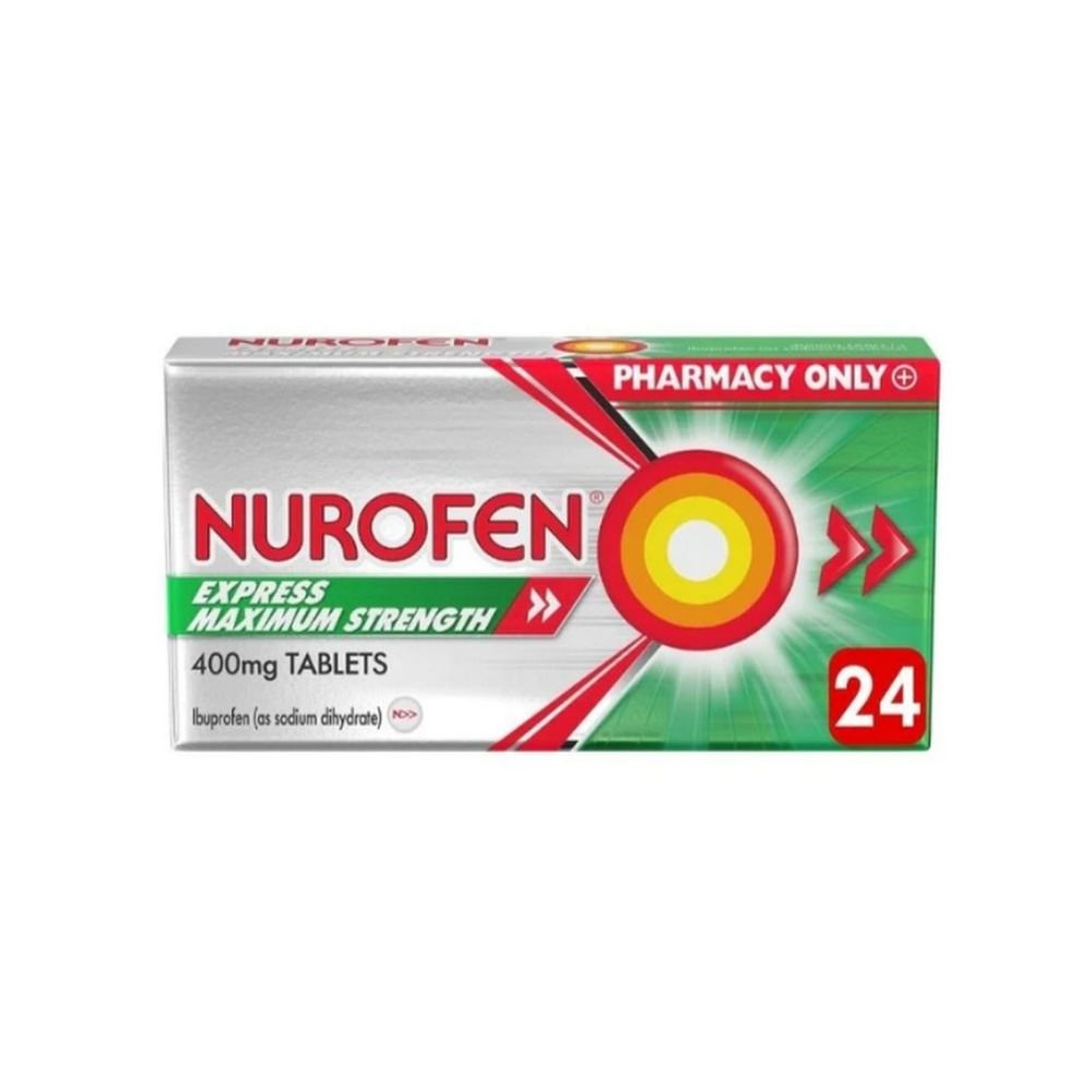Nurofen Express Max 400mg Liquid Capsules – 24s
