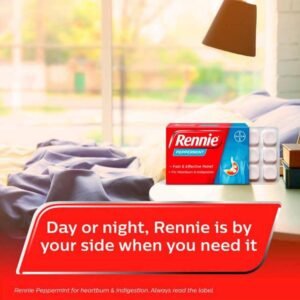 Rennie Peppermint Tablets 48 Pack