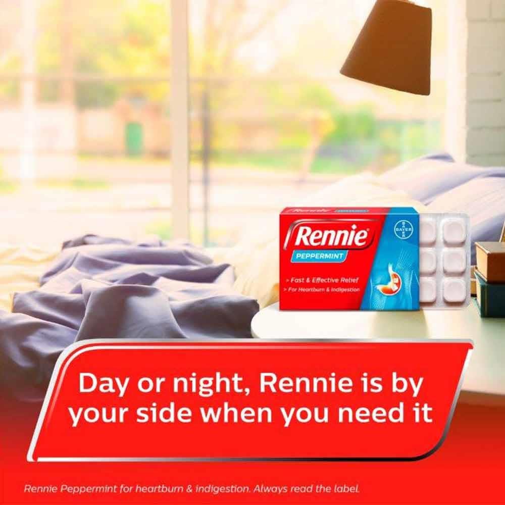Rennie Peppermint Tablets 48 Pack image 2