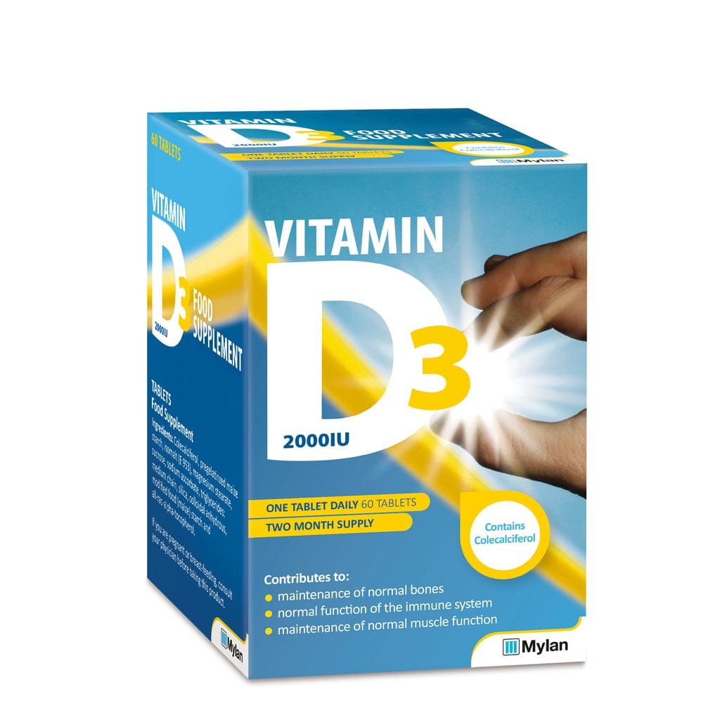 Vitamin D3 2000 IU Tablets, 60s