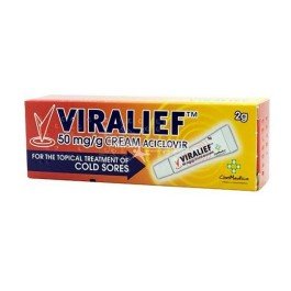 Viralief Cold Sore Cream 3 x 50mg/g Tubes