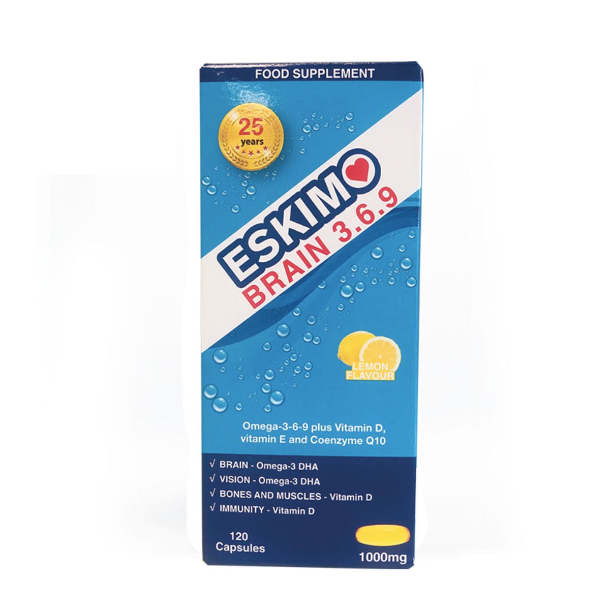 Eskimo Brainsharp Omega 369 Q10 120caps Ireland