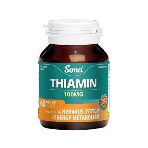 Sona Thiamine 100mg Vitamin B1 60 Tablets