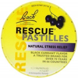 Bach Rescue Remedy Pastilles Blackcurrant Flavour 50g