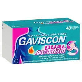 Gaviscon Extra Chewable Tablets Mint Flavour 48’s