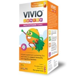 Vivio Junior 250ML – Kids’ Vitamin Syrup, Immune Support