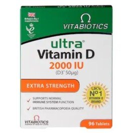 Vitabiotics Ultra D3 Vitamin D3 2000Iu 50Ug