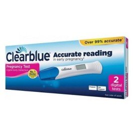 Clearblue Digital Ultra Early Pregnancy Test – 2 Digital Tests