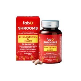 FabU Shrooms Cholesterol & Heart - 60 Capsules Ireland