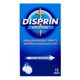 Disprin Original 300mg Dispersible Tablets 12 Tablets