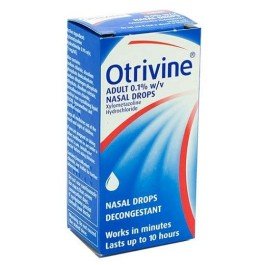 Otrivine Decongestant Adult 0.1% Nasal Drops 10ml