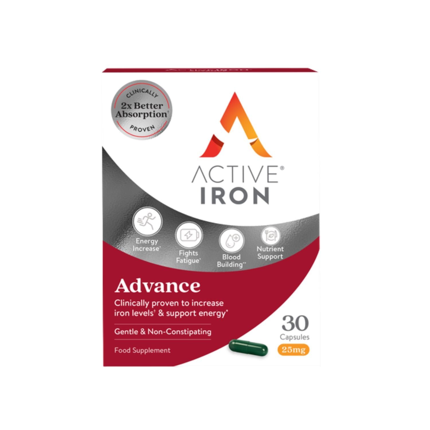 Active Iron Advance 25mg - 30 Capsules Ireland