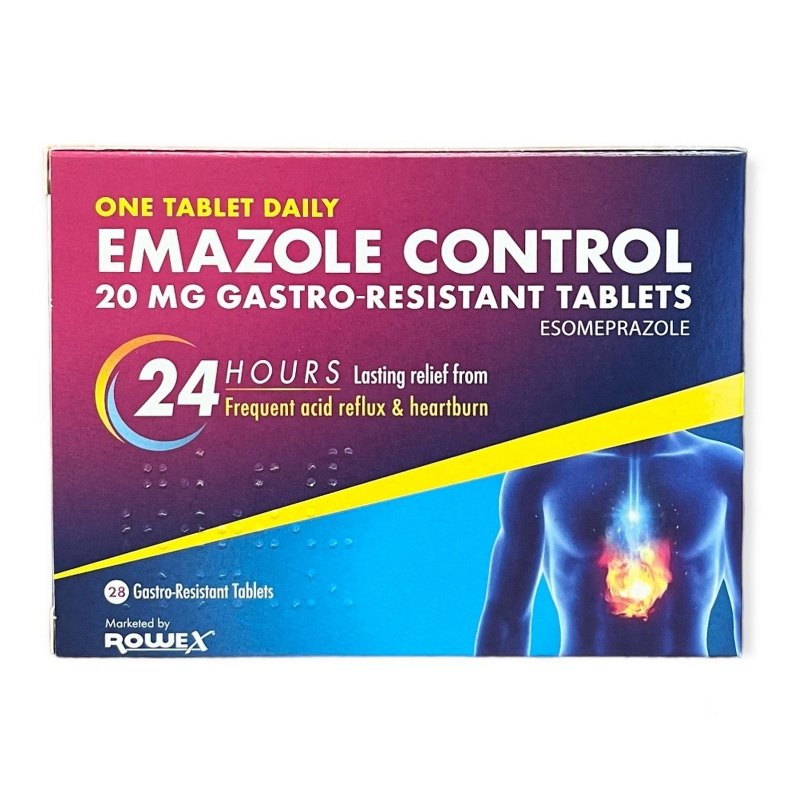 Emazole Control 20MG Gastro Resistant Tablets 28S Ireland