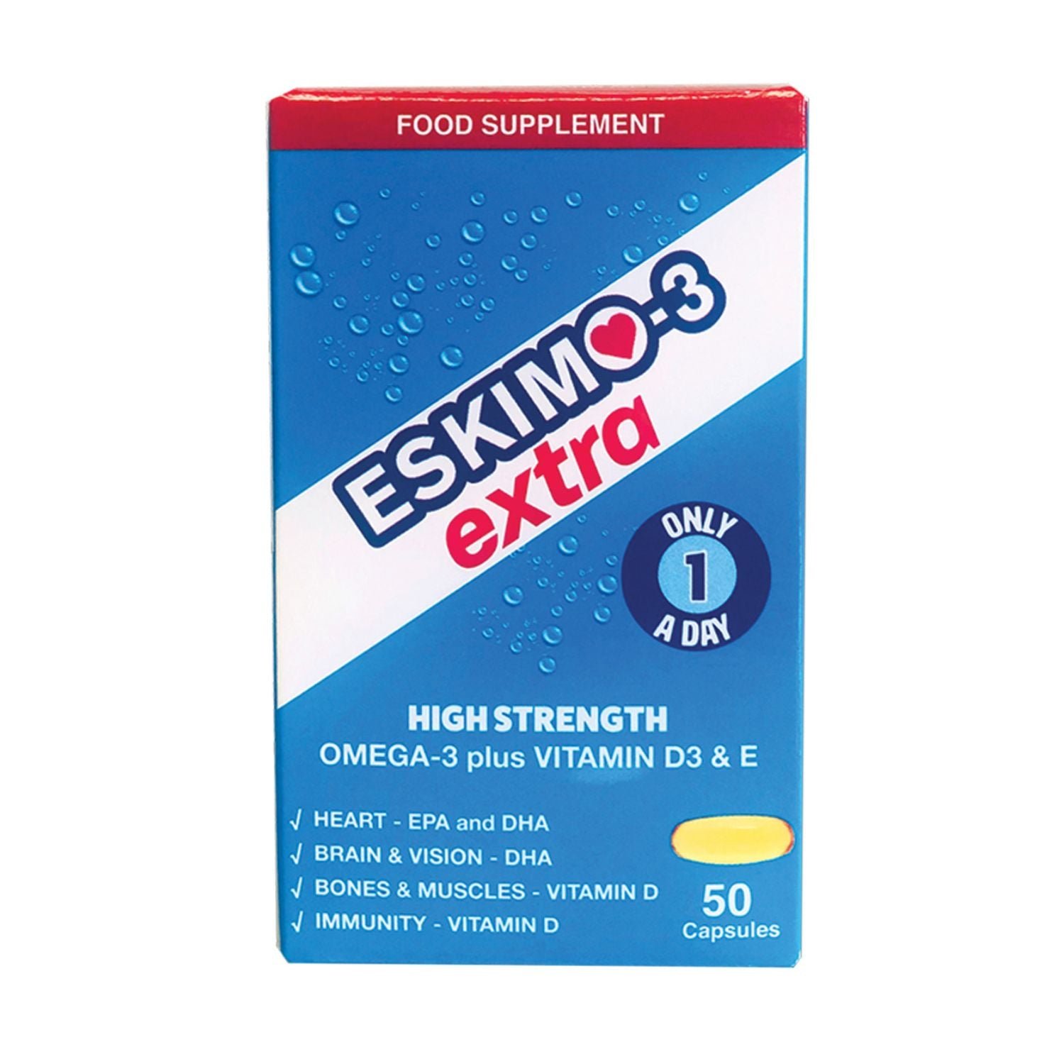 Eskimo-3 Extra with Omega-3 and Vitamin D3 50 capsules Ireland
