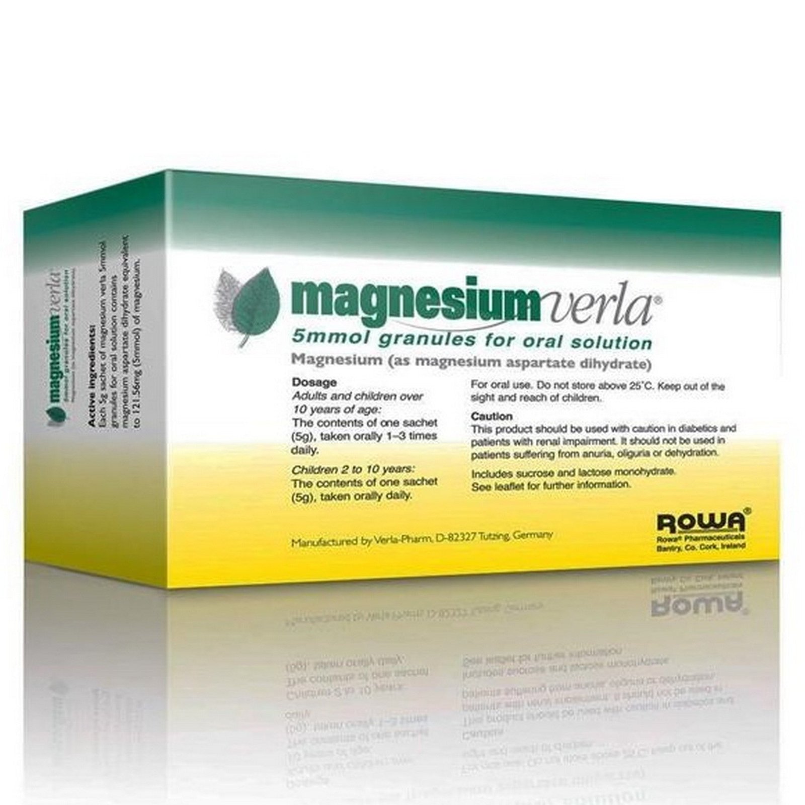 Magnesium Verla Granules 20 Sachets Ireland