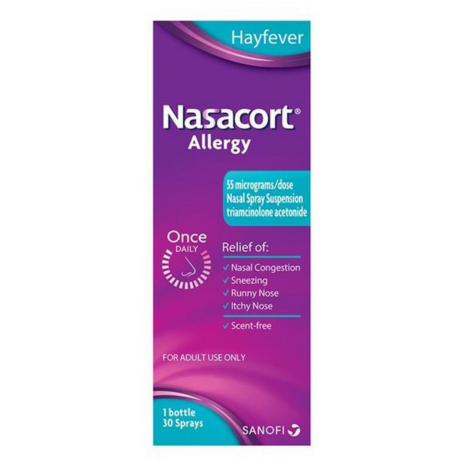 Nasacort Non Drowsy Allergy Nasal Spray 55mcg Ireland