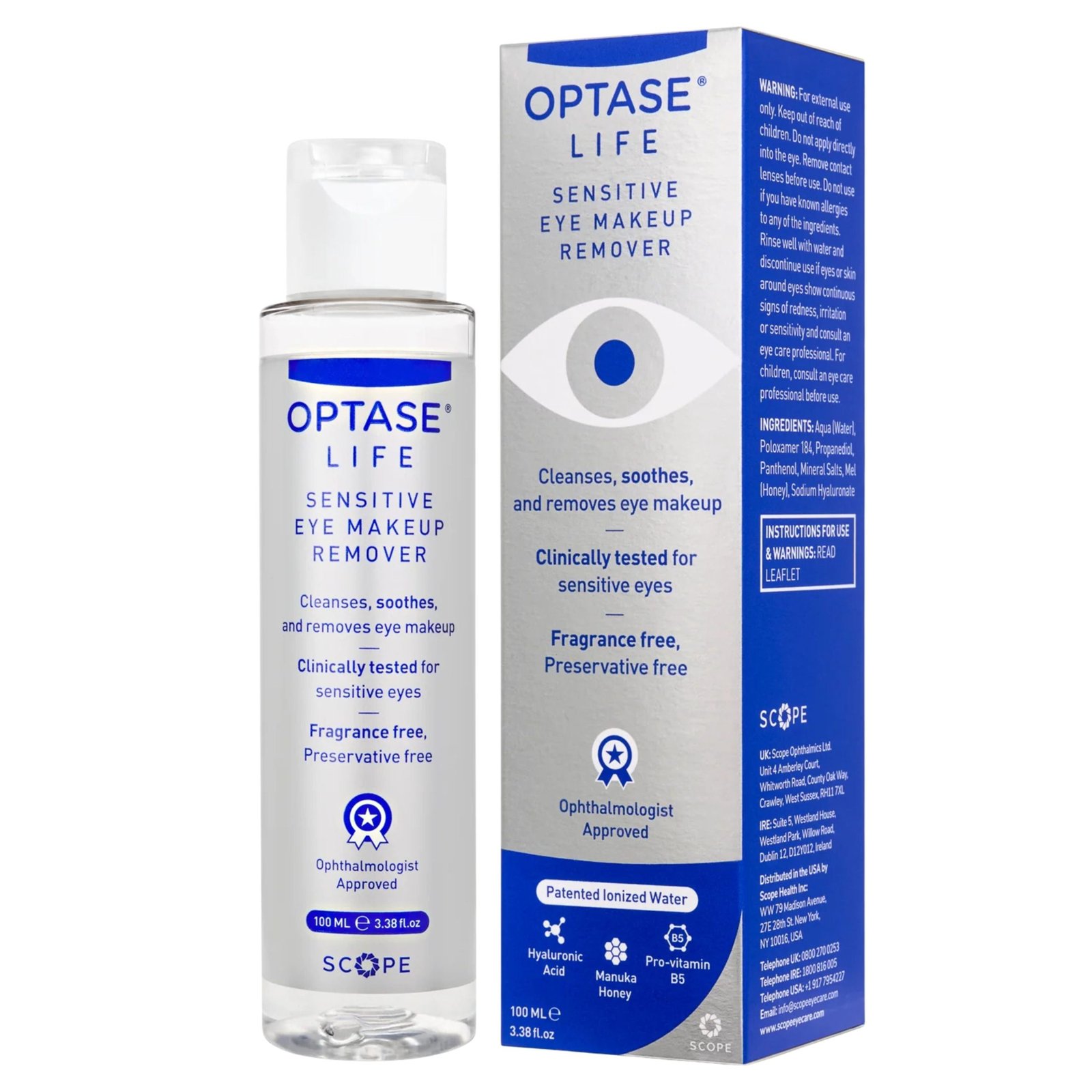 Optase Life Sensitive Eye Makeup Remover Ireland