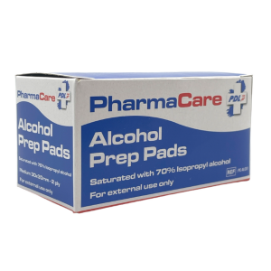 Pharmacare Alcohol Pred Pad Wipes 100s Ireland