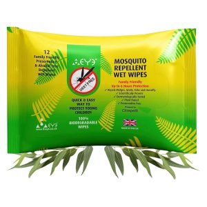 Theye Deet Free Mosquito Repellent Wet Wipes 12 Pack