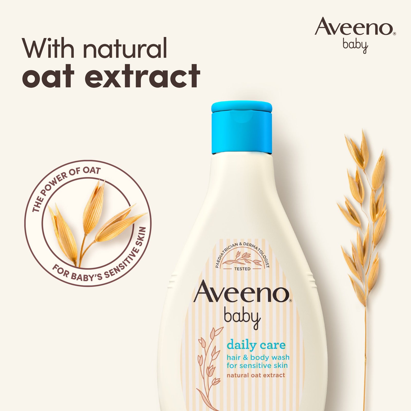 Aveeno Baby Daily Care Hair & Body Wash 250ml image 3