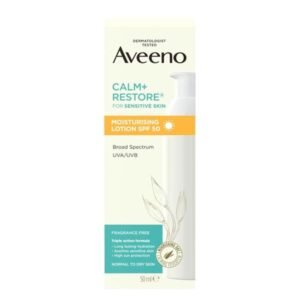 Aveeno Calm & Restore Moisturising Lotion SPF50