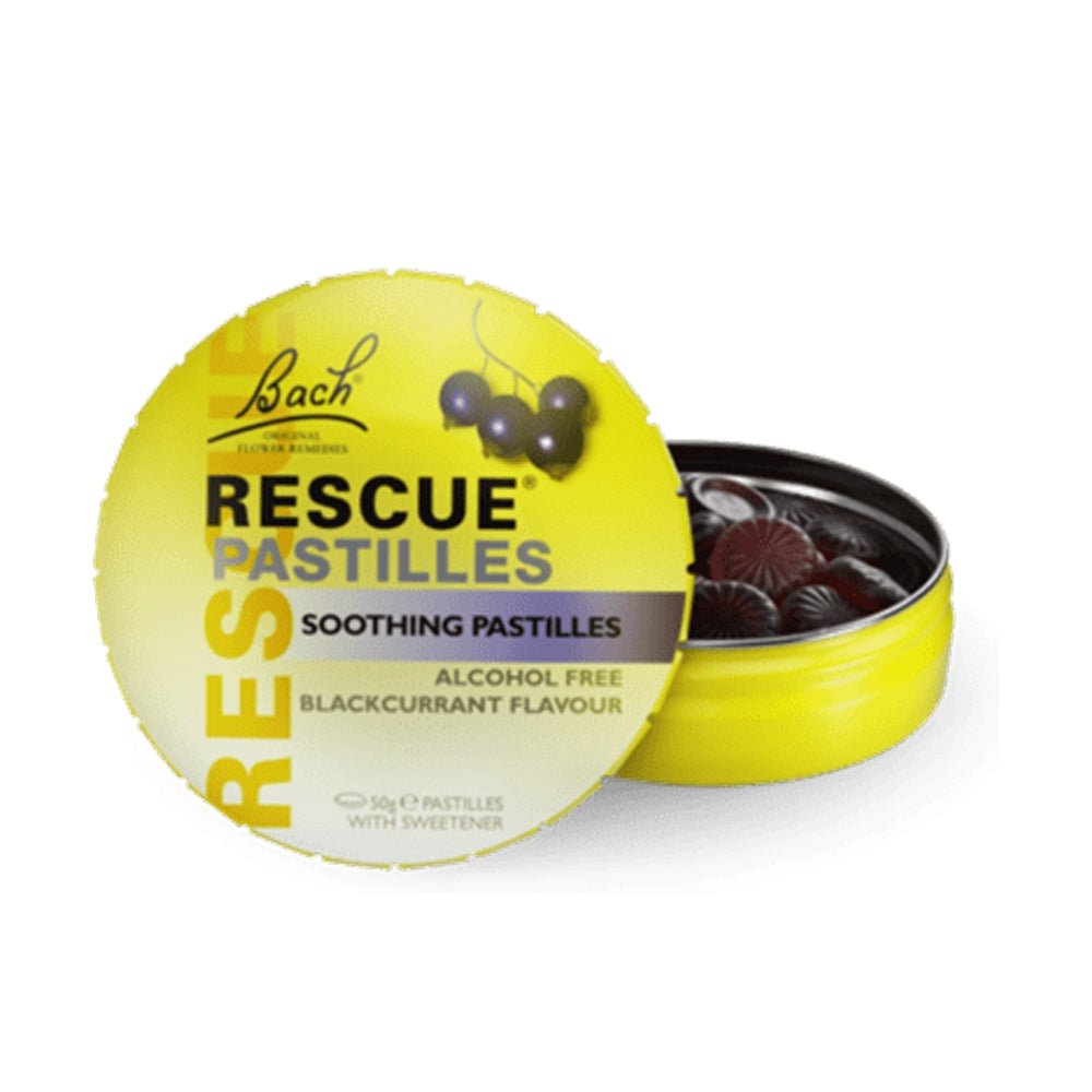 Bach Rescue Remedy Pastilles Blackcurrant Flavour 50g
