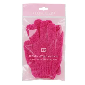 Cocoa Brown Exfoliating Gloves