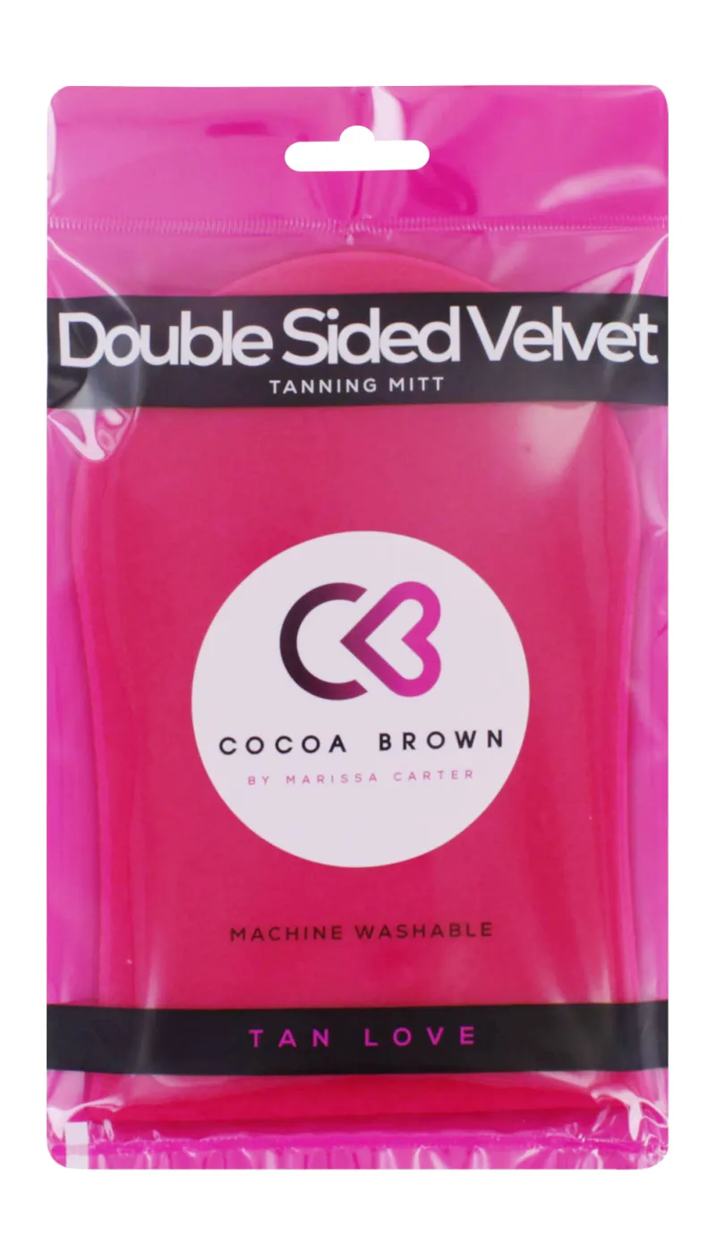 Cocoa Brown Deluxe Velvet Double-Sided Tanning Mitt Ireland