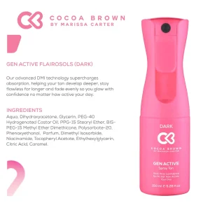 Cocoa Brown Gen Active Spray Tan Dark 150ml