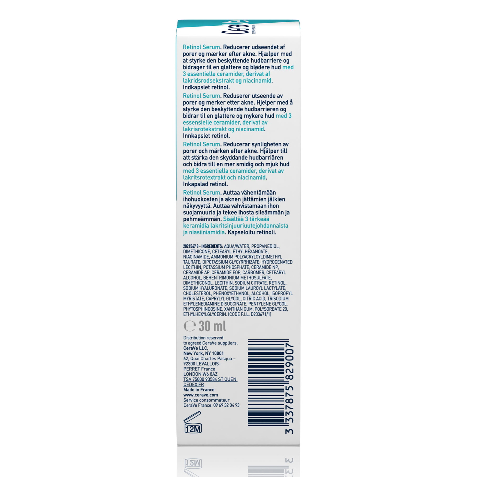 CeraVe Resurfacing Retinol Serum 30ml image 2