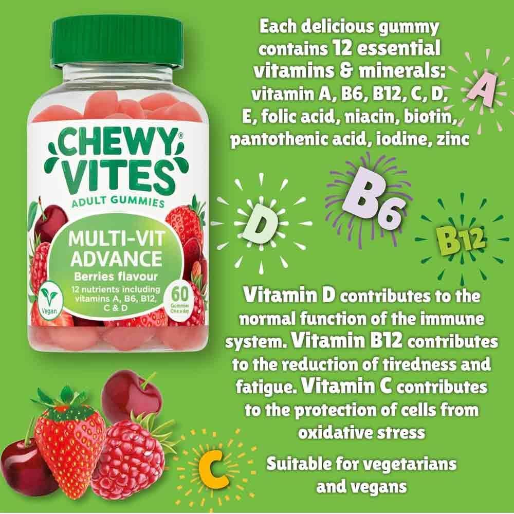 Chewy Vites Adult - Multi-Vit Advance, 60 Gummies image 3