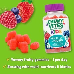 Chewy Vites Kids – Multi-Vit Probio, 60 Gummies