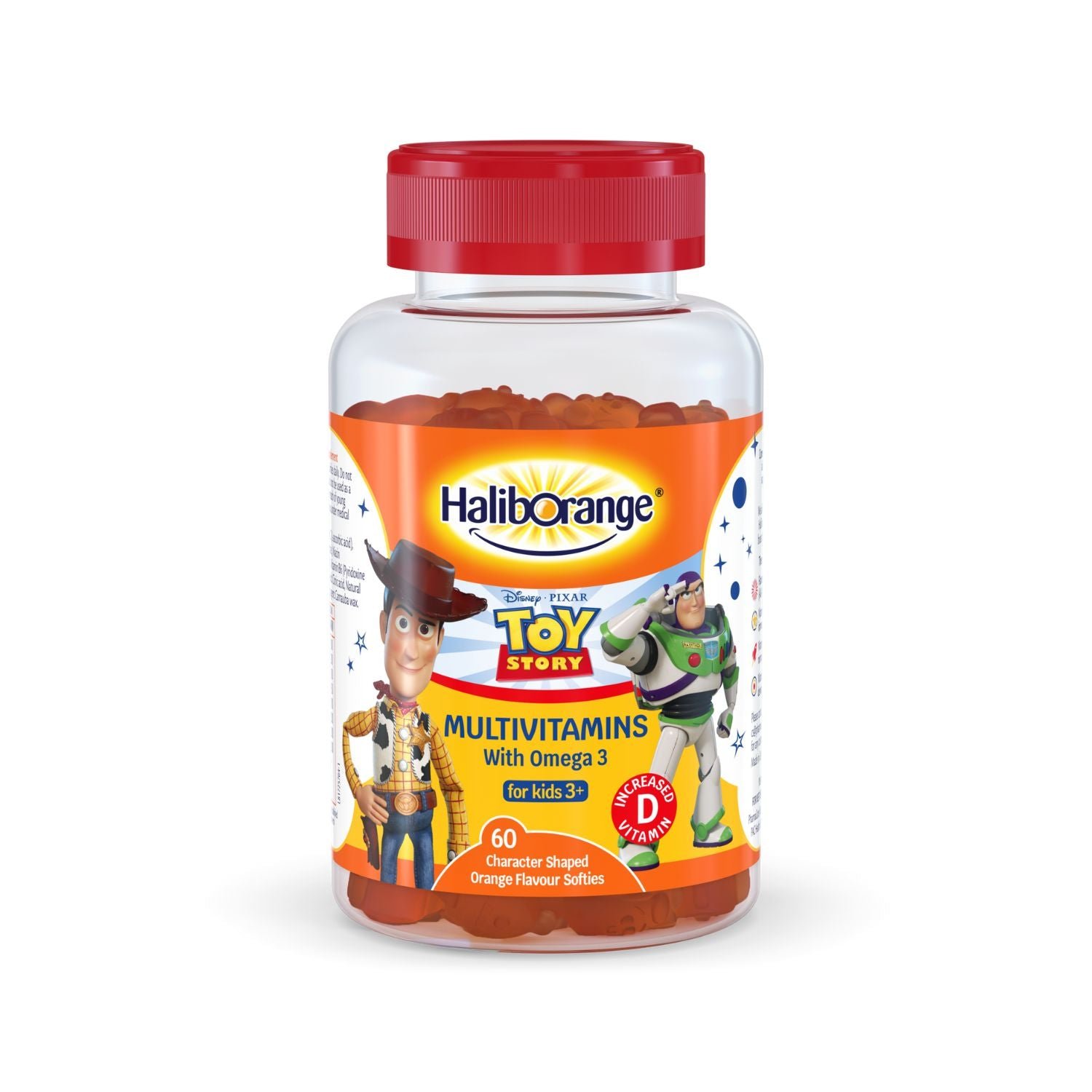 Haliborange Disney Toy Story Multivitamins with Omega-3 60 Orange Gummies Ireland