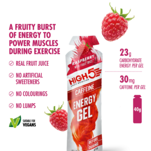 High 5 Energy Gel Raspberry – 40g