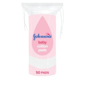 Johnson's Baby Cotton Pads - Soft & Gentle (50 Pads)