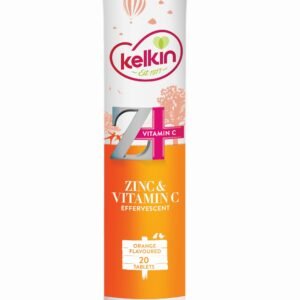 Kelkin Effervescent Zinc & Vitamin C – 20 Tabs