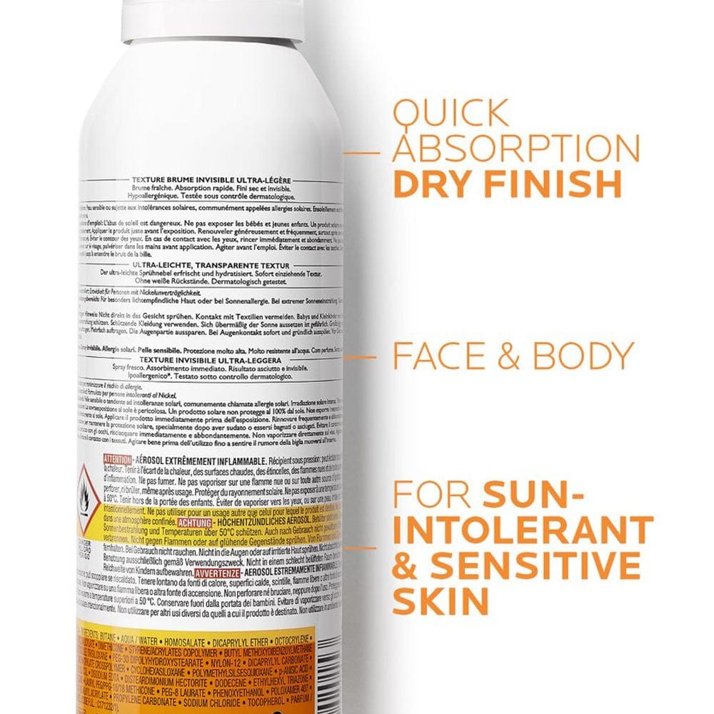 La Roche Posay Anthelios Ultra-Light Body Mist SPF50+ 200ml image 2