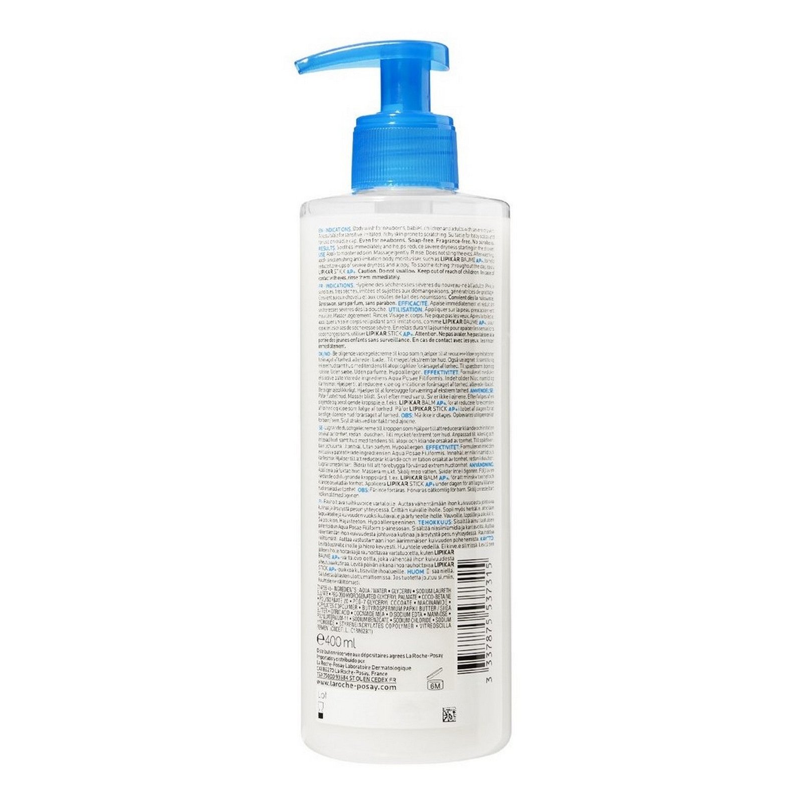 La Roche Posay Lipikar Syndet AP+ 400ml image 2
