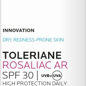 La Roche Posay Toleriane Rosaliac AR SPF30 Moisturiser for Dry, Redness-Prone Skin 50ml