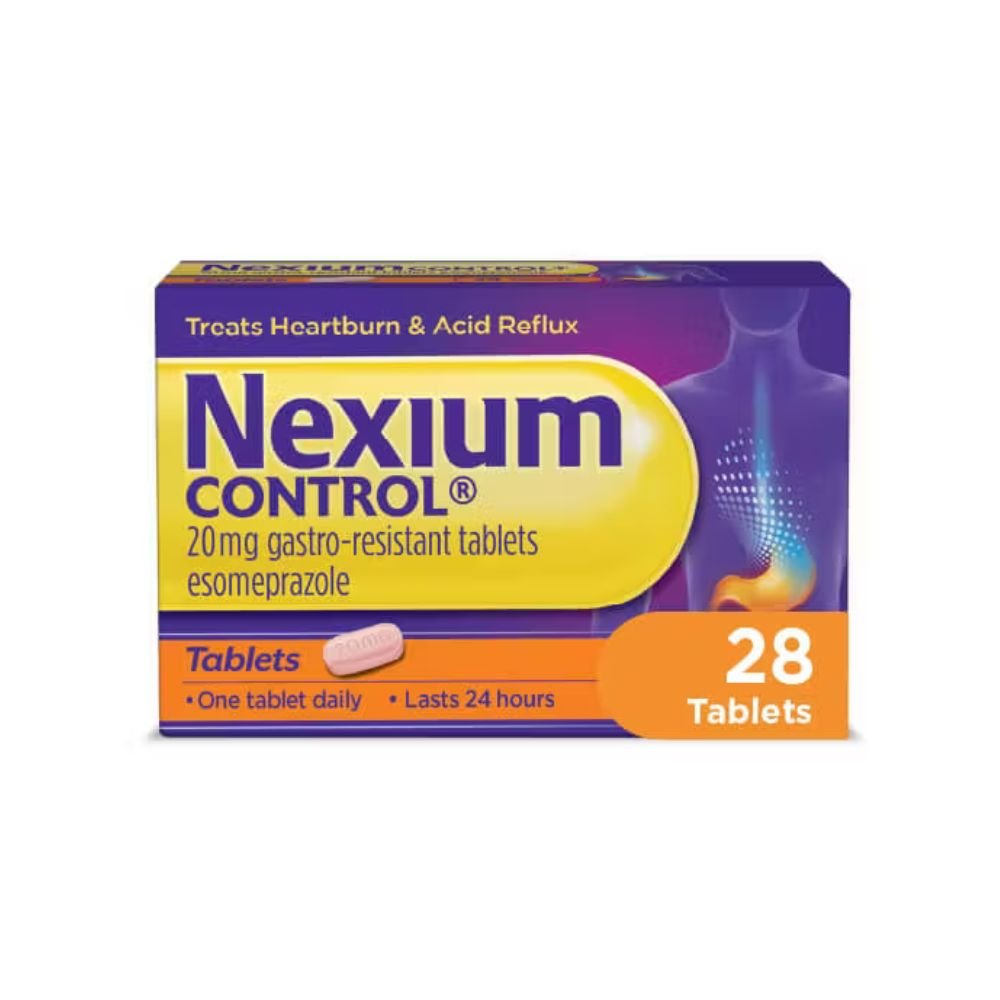 Nexium Control 20mg 28 Tablets Ireland