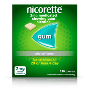 Nicorette 2mg Gum Classic (210 Pieces)